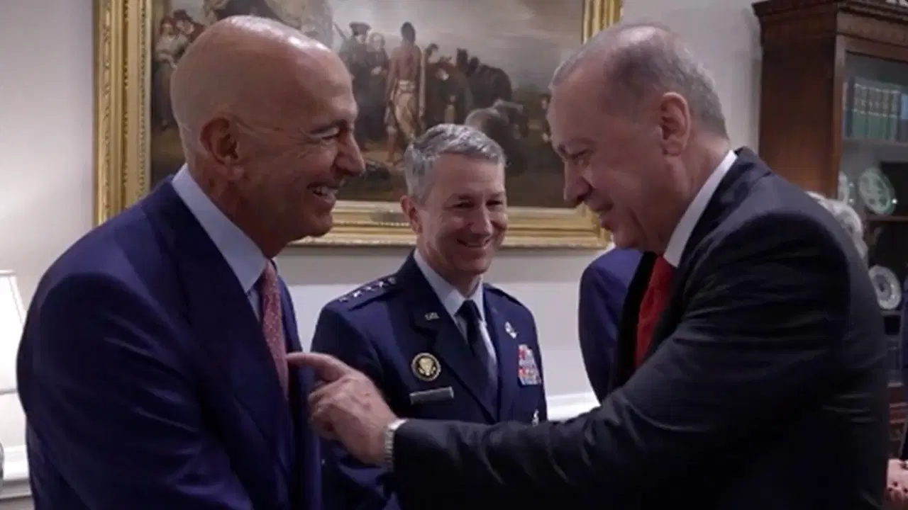erdogan ve abdli temsilci tom barrack arasinda kravat diyalogu turkiyeden verecegim sBR8SJgK