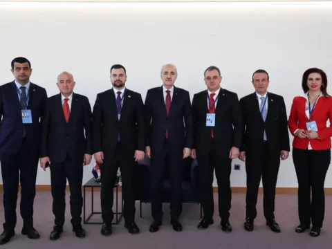 Numan Kurtulmuş, Hırvatistan’da Armin Hodzic ile Görüştü