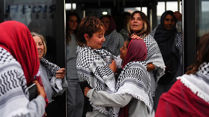 Sumud Filosu Aktivistleri İstanbul’a Döndü: ‘İsrail’in Zulmünü Gösterdik’