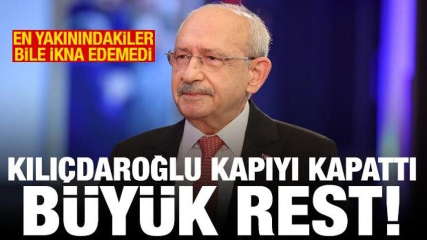 Kilicdaroglunu ikna edemediler resti cekti gitmek isteyen gidebilir vpTnCiip
