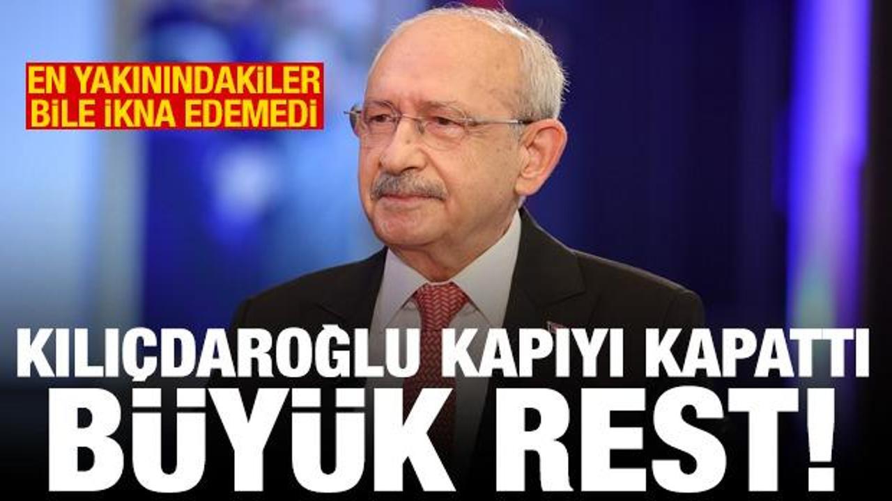 Kilicdaroglunu ikna edemediler resti cekti gitmek isteyen gidebilir vpTnCiip